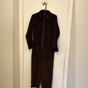 GAP Chocolate Brown Utility Jumpsuit